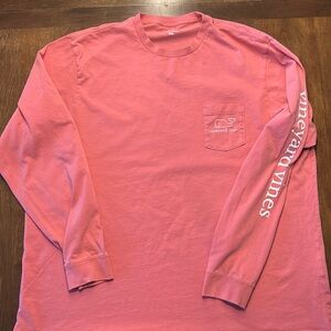 Vineyard Vines Vintage Whale Long Sleeve Pocket Tee XXL